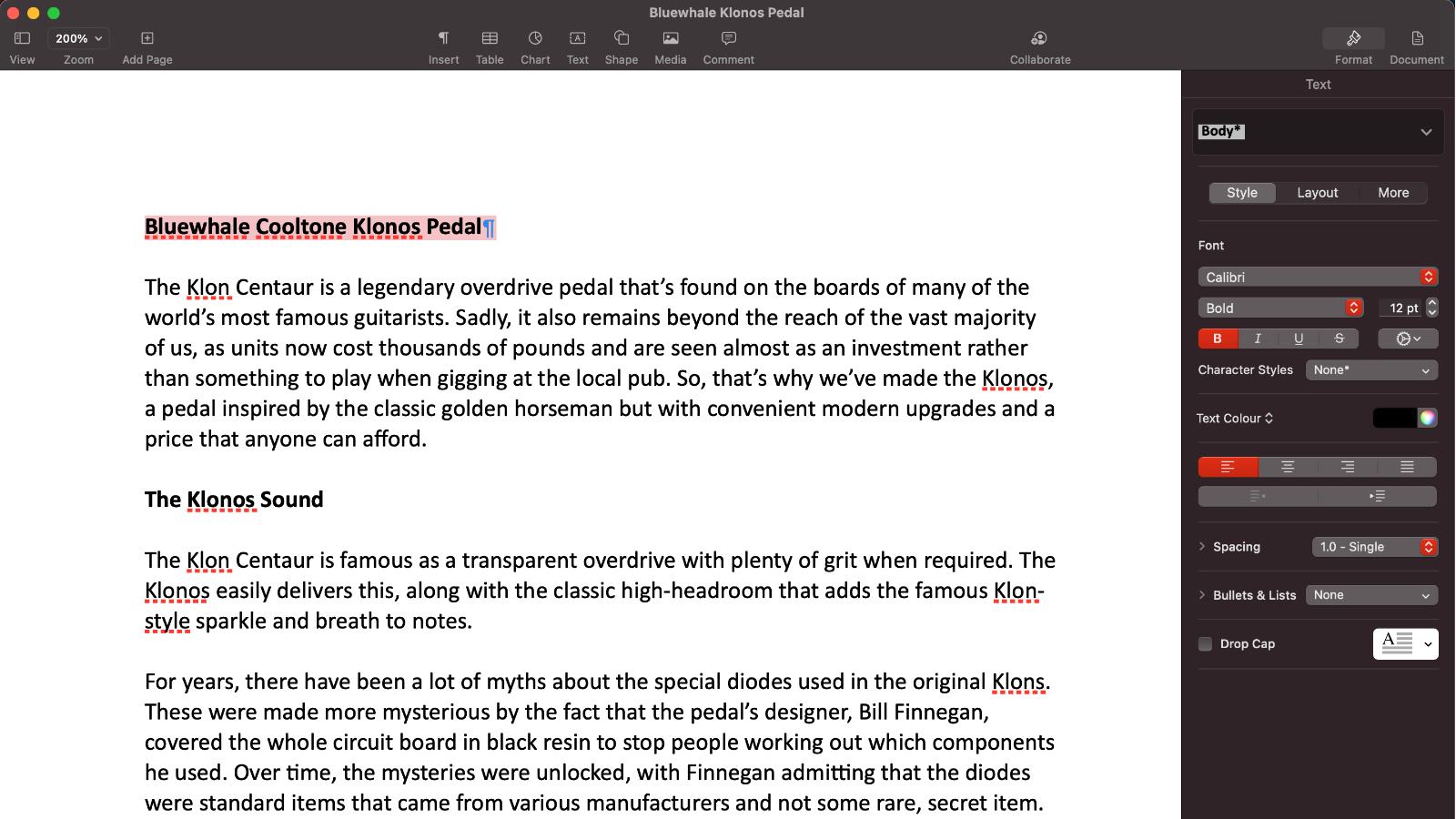 word software for mac